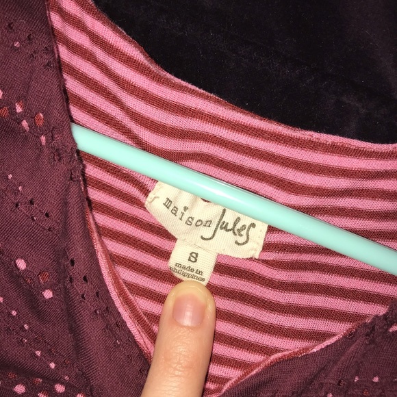 Burgundy lace sun dress - Picture 3 of 3